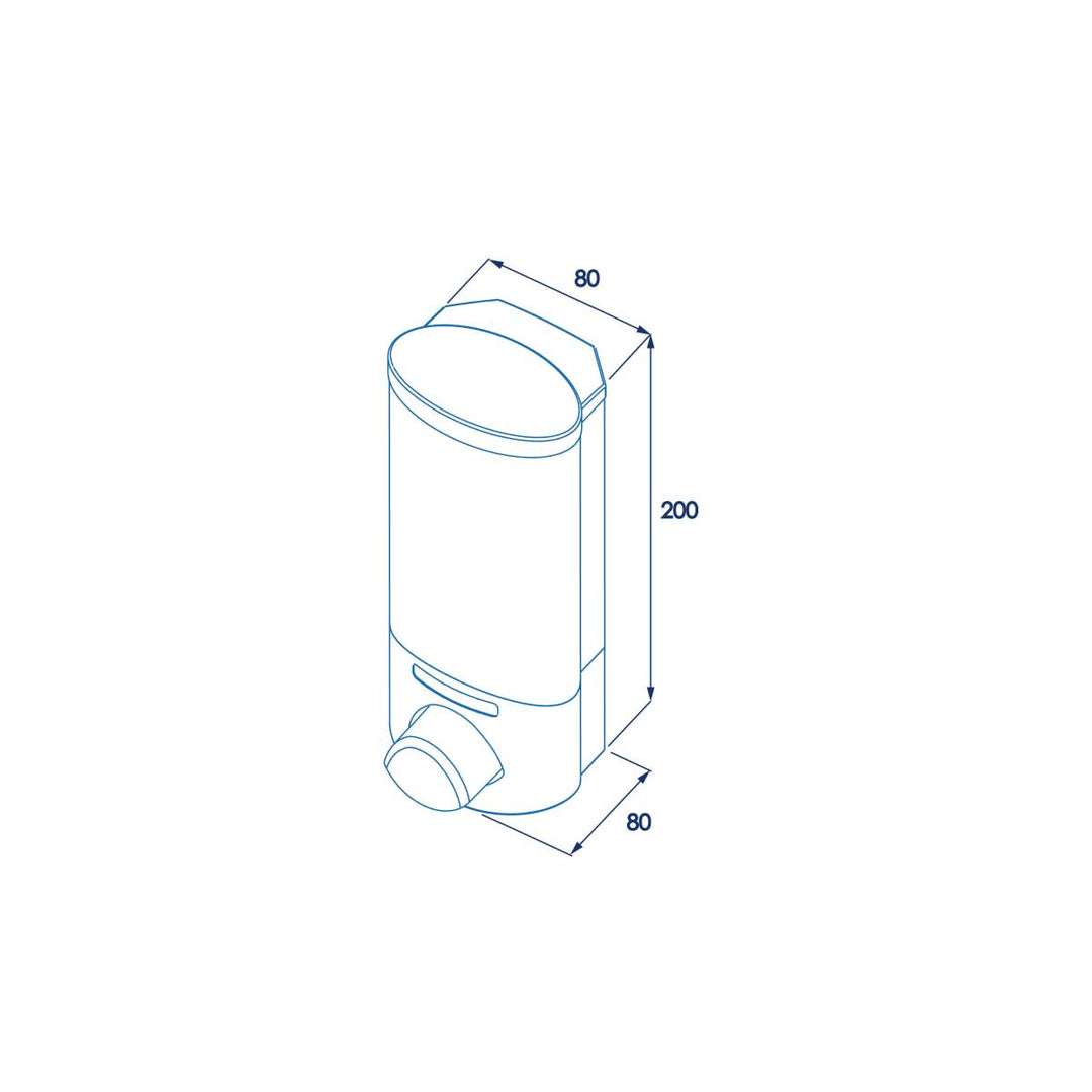 Croydex Euro Dispenser Uno - White