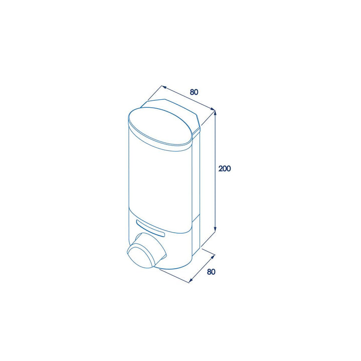 Croydex Euro Dispenser Uno - White