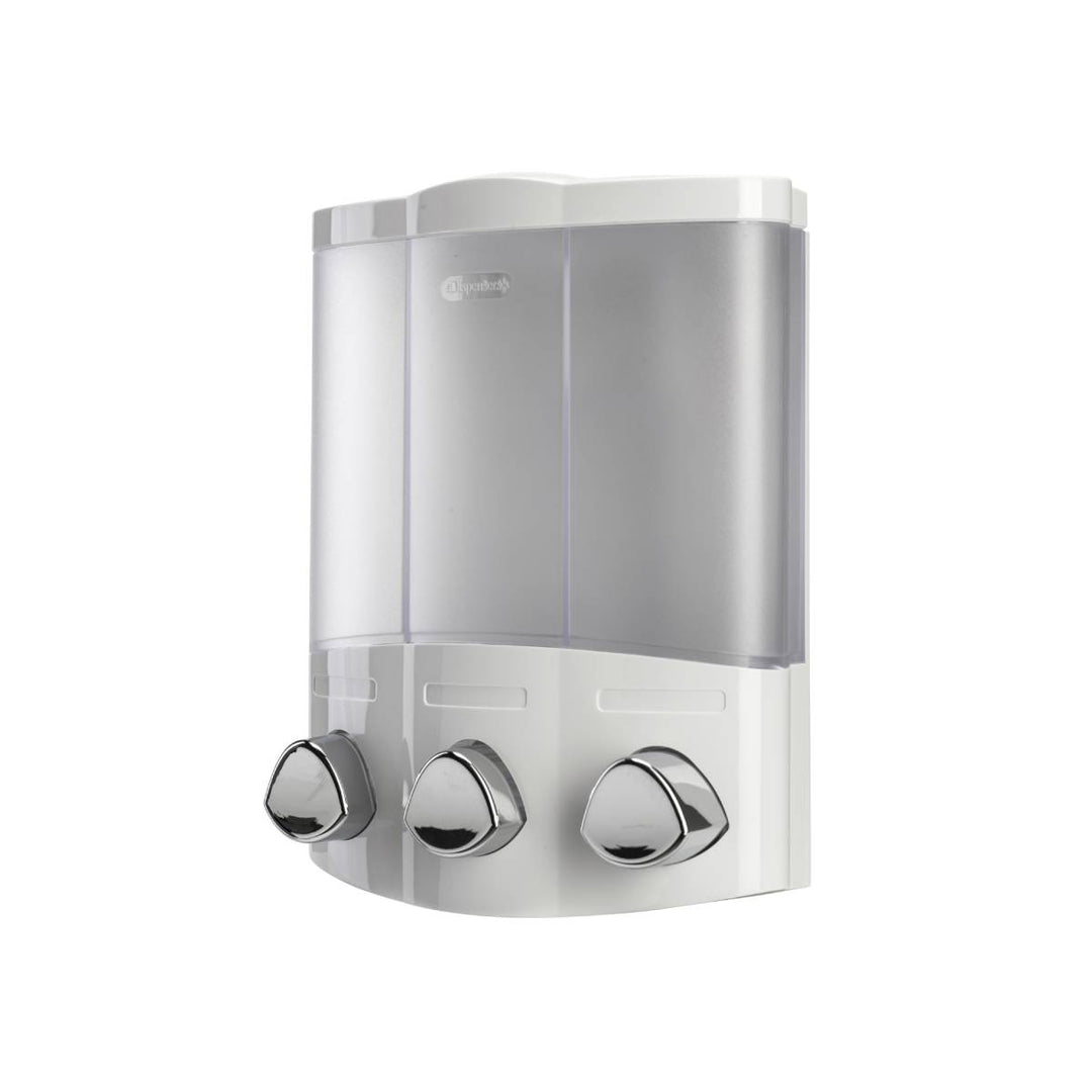Croydex Euro Dispenser Trio - White