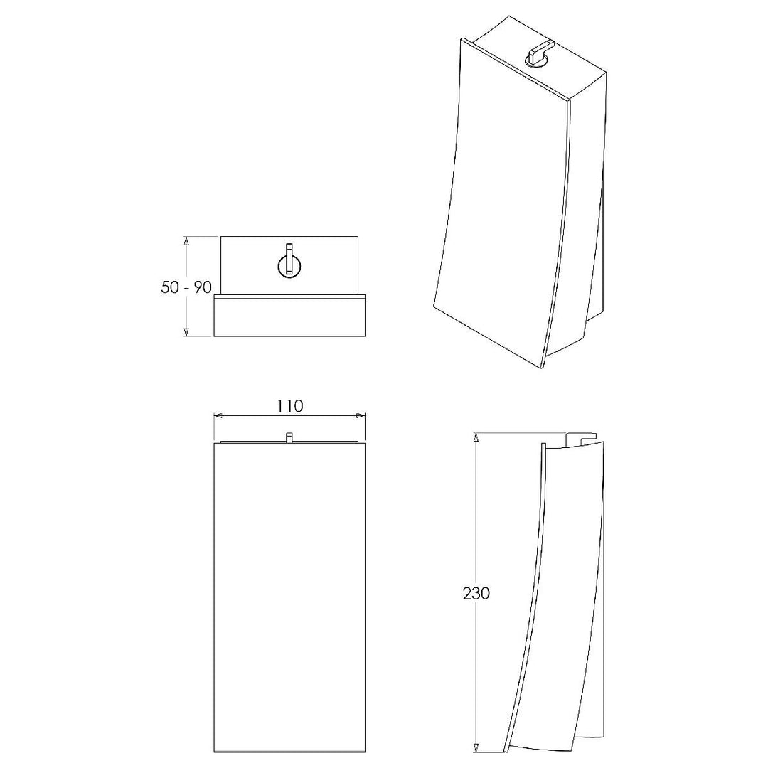 Croydex Wave Soap Dispenser