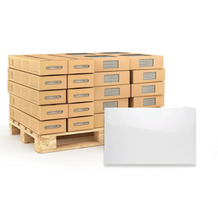 White 250 x 400 Glossy Ceramic Wall Tile - 86.4sqm Pallet