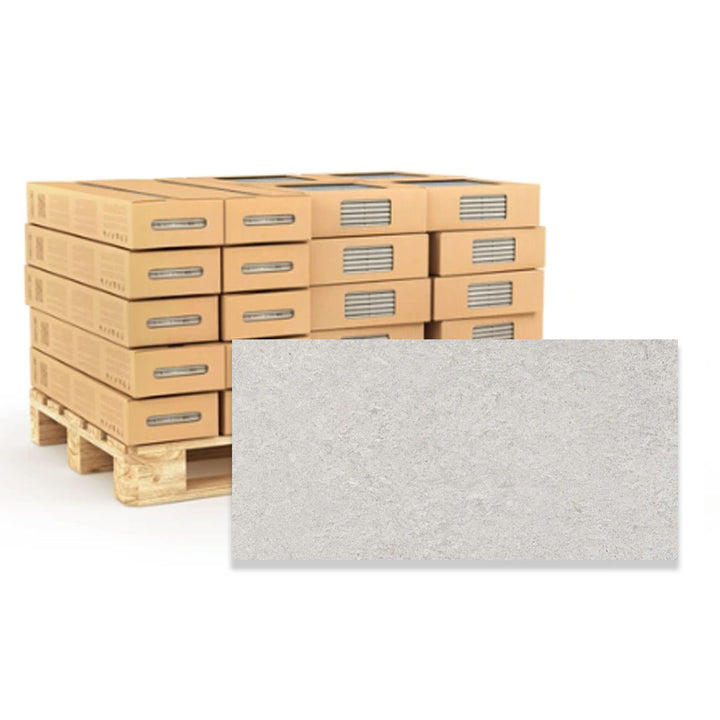 June Gris 30 x 90.2 Matt Rectified White Body Wall Tile - 68.85sqm Pallet