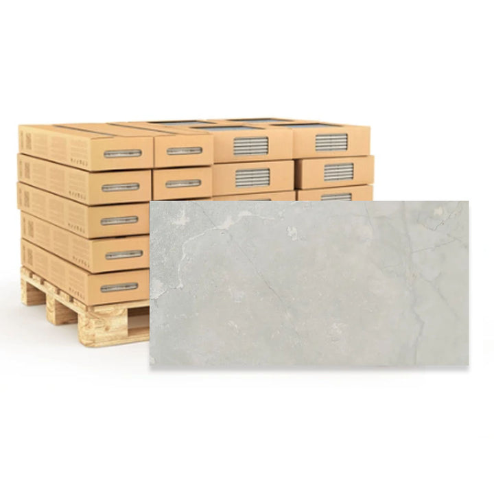 Slate Mix Grey Matt 30x60 Rectified Porcelain Tile - 43.2sqm Pallet