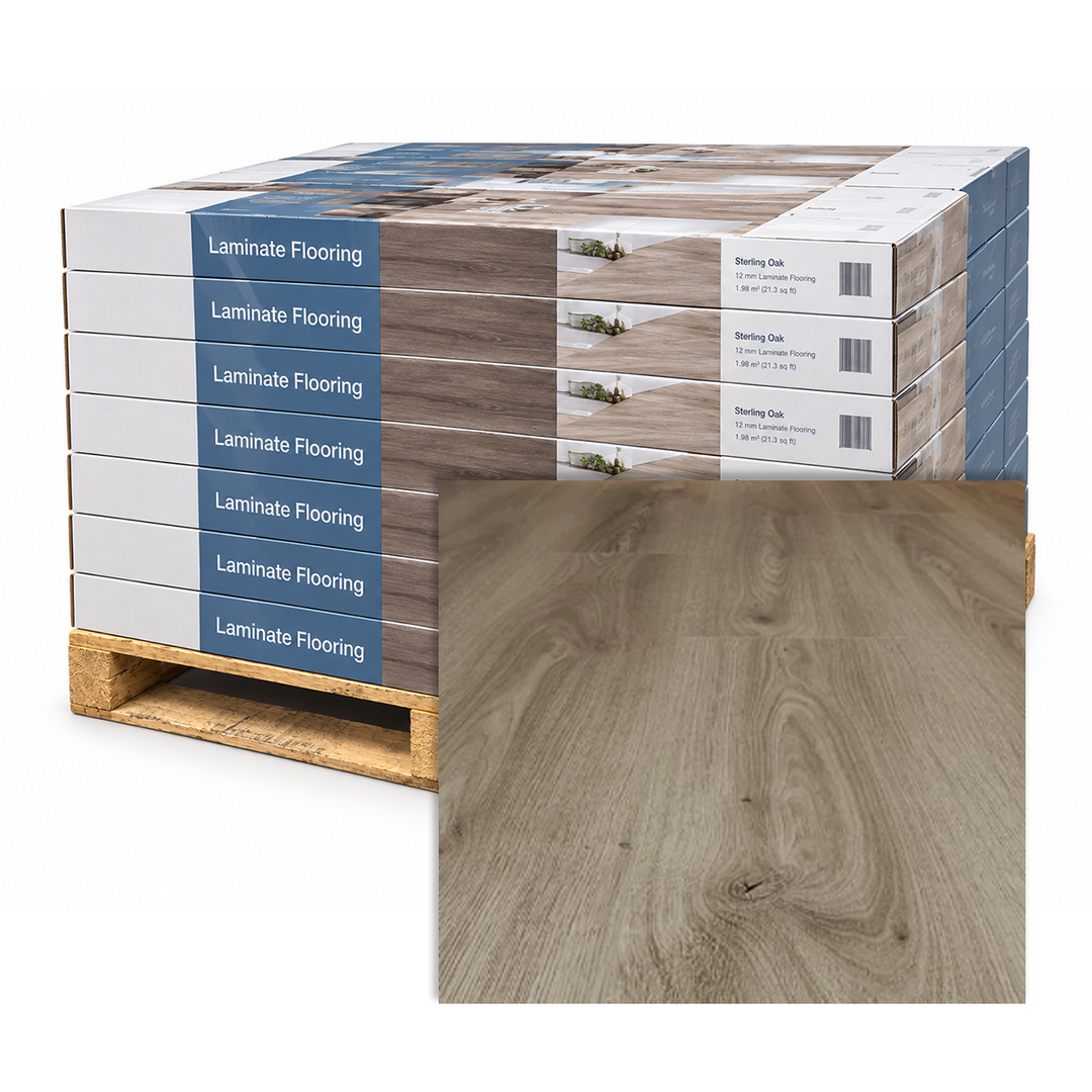 PALLET DEAL - Aspekt 8mm Istinye Laminate - 1200mm x 193mm x 8mm - 1.853sqm Per Pack