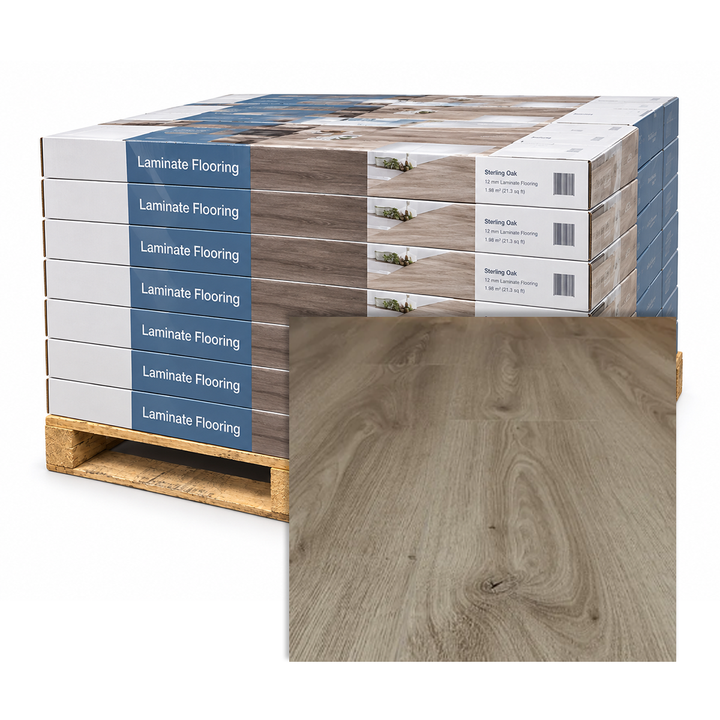 PALLET DEAL - Aspekt 8mm Istinye Laminate - 1200mm x 193mm x 8mm - 1.853sqm Per Pack