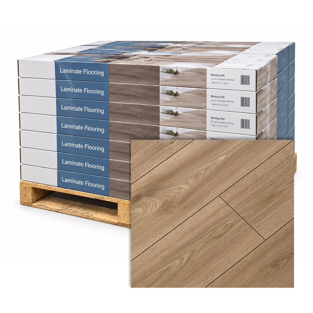 PALLET DEAL - Aspekt 8mm Kamalis Laminate - 1200mm x 193mm x 8mm - 1.853sqm Per Pack