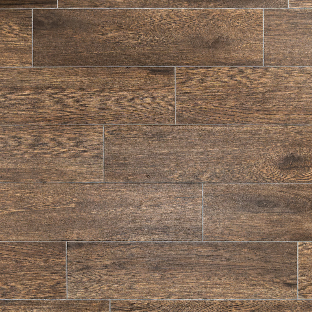 Alberto Cedarwood 22.5 x 90cm Wood Effect Floor Tile - 1.215sqm perbox