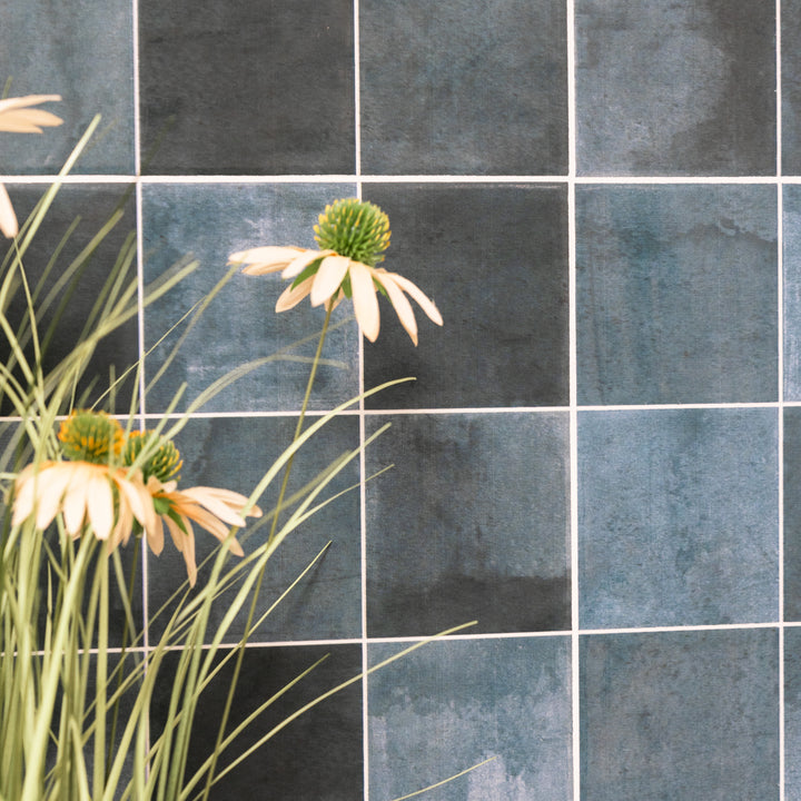 Cool Blue Brick Effect 31.6 x 60cm Wall Tile - 1.52sqm perbox