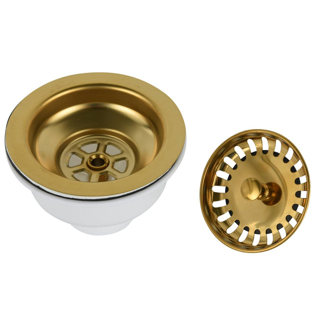 Ellsi Basket Strainer without Overflow - Gold