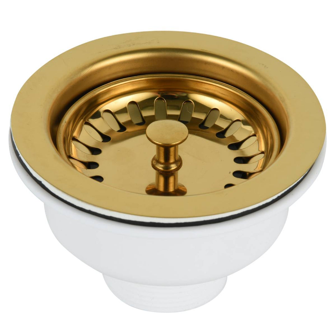 Ellsi Basket Strainer without Overflow - Gold
