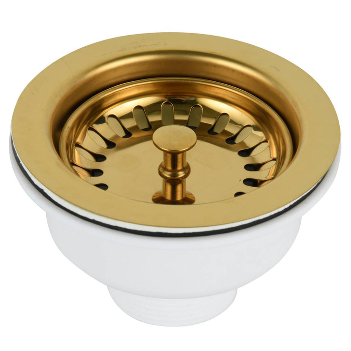 Ellsi Basket Strainer without Overflow - Gold