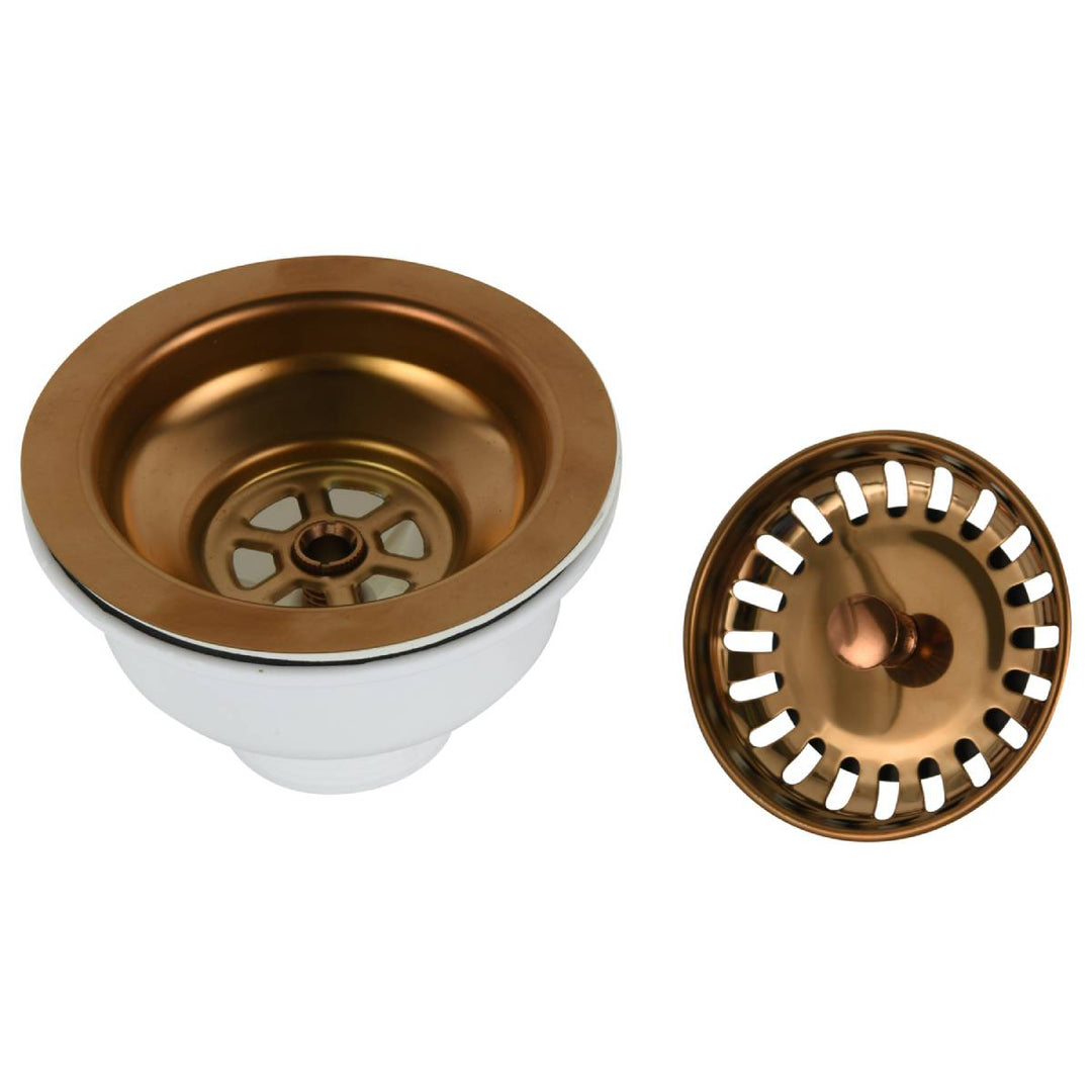 Ellsi Basket Strainer without Overflow - Copper
