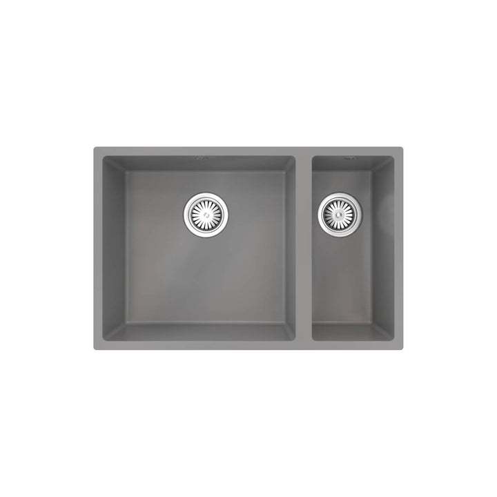 Ellsi Comite Granite 1.5 Bowl Undermount Kitchen Sink &amp; Waste - Matt Grey