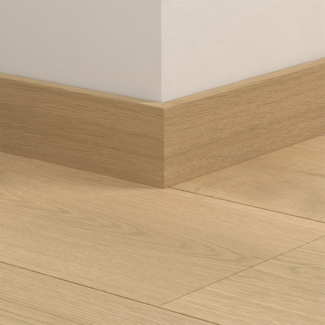 Pergo Vinyl Matching Skirting - Natural Norwegian Oak - 2400mm X 58mm X 12mm - Sold Per Length