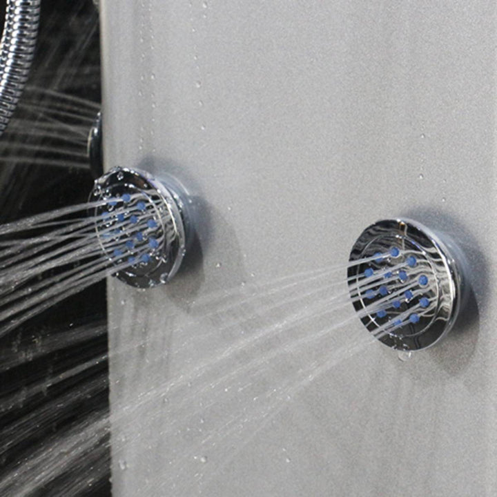 Insignia Platinum 1100 x 700mm Quadrant Shower Cabin with Black Frame PL11R-OBF-CG - Right Hand