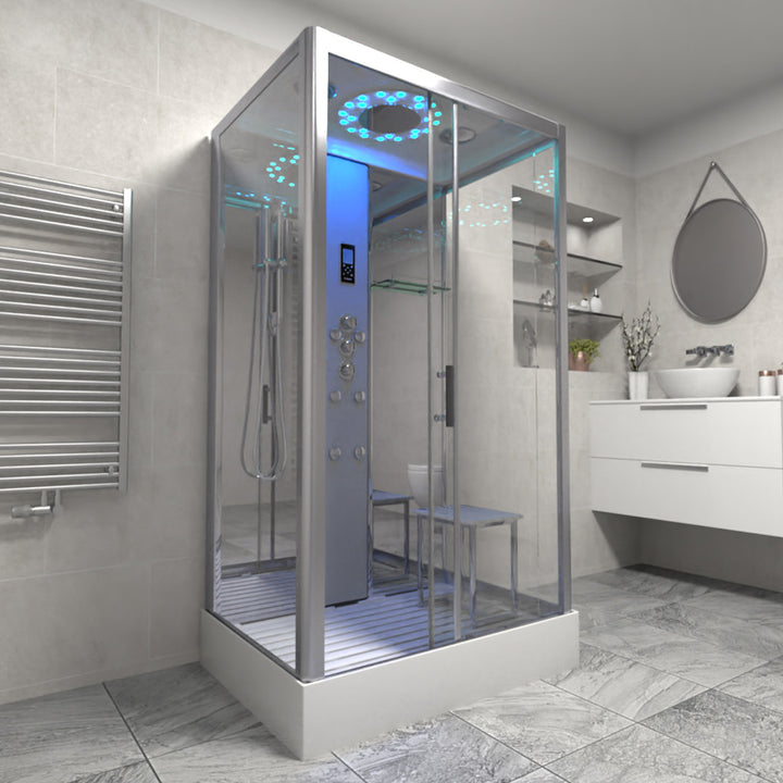 Insignia Platinum 1150 x 850mm Rectangle Shower Cabin - Chrome
