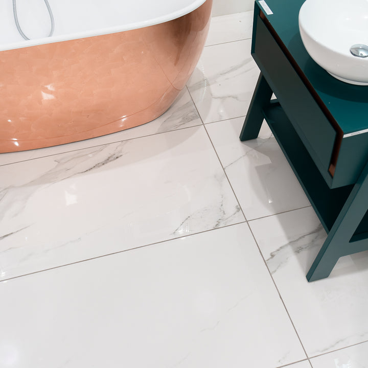 Patmos Pulido 60 x 120cm Porcelain Wall &amp; Floor Tile - 1.44sqm perbox