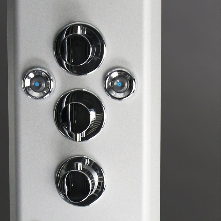 Insignia Premium 900mm Quadrant Shower Cabin - Chrome Frame/Clear Glass - Anthracite Matte