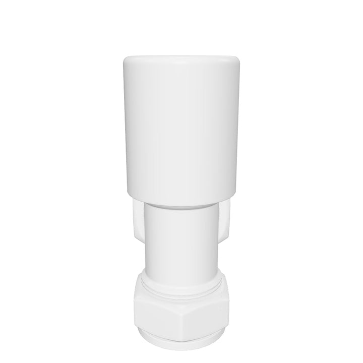 Eliseo Ricci Minimalistic Angled Radiator Valve - White