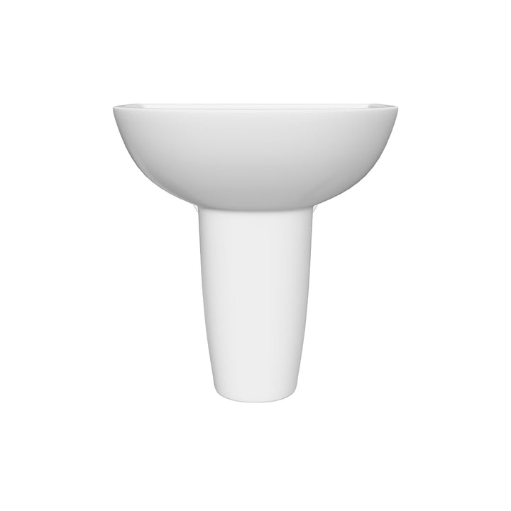Ari 450mm 1 Tap Hole Basin &amp; Semi Pedestal