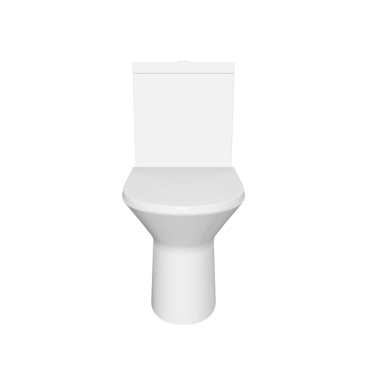 Roca Aris Rimless Close Coupled Toilet &amp; Soft Close Seat