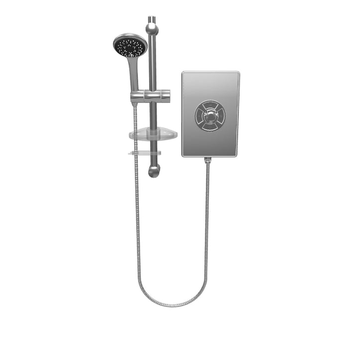 Triton Aspirante 9.5kw Electric Shower - Brushed Steel