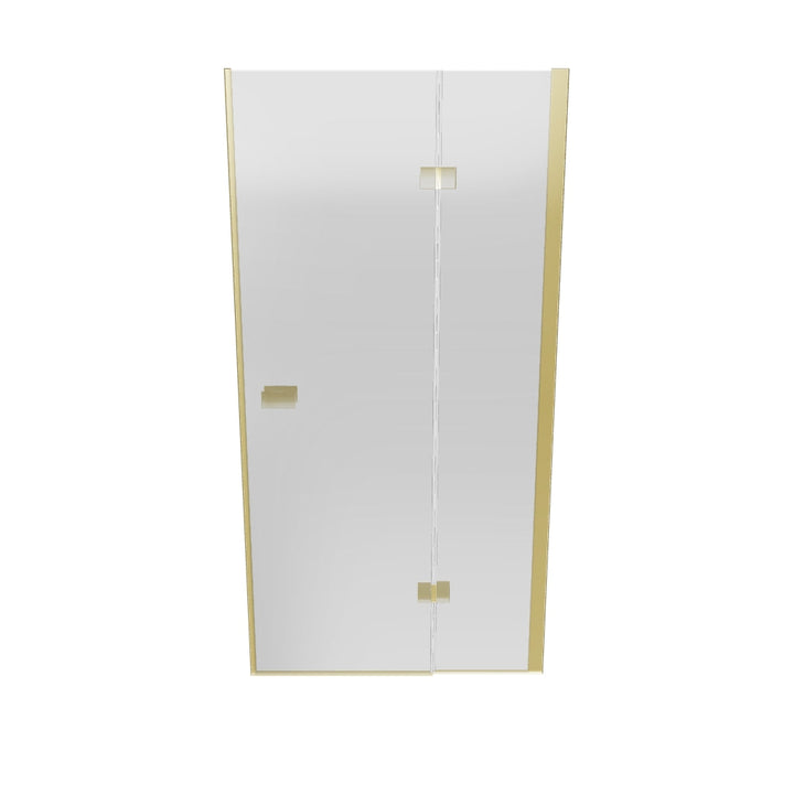 Dawn Athena 1000mm Hinged In-Line Shower Door - Brushed Brass