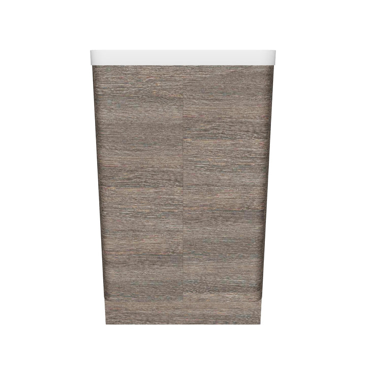Baltimore 500mm 2 Door Floor Standing Vanity Unit &amp; Basin - Graphite Oak