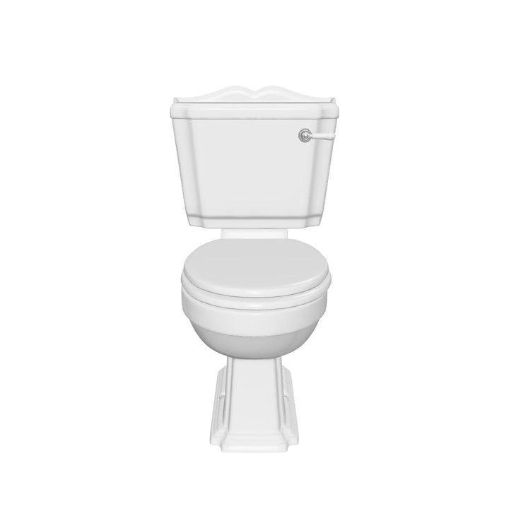 Legend Traditional Close Coupled Open Back Toilet &amp; Standard Seat