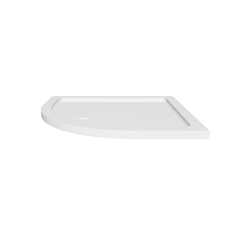 Elements 900 x 800mm Offset Quadrant Slim Line Shower Tray - Right Hand