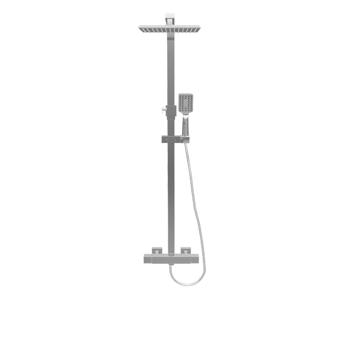 Eliseo Ricci Cube Plus Thermostatic Rain Shower with Diverter