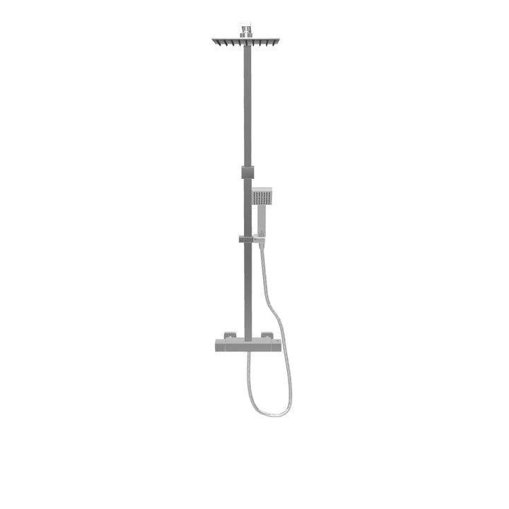 Eliseo Ricci Pro Square Thermostatic Rain Shower