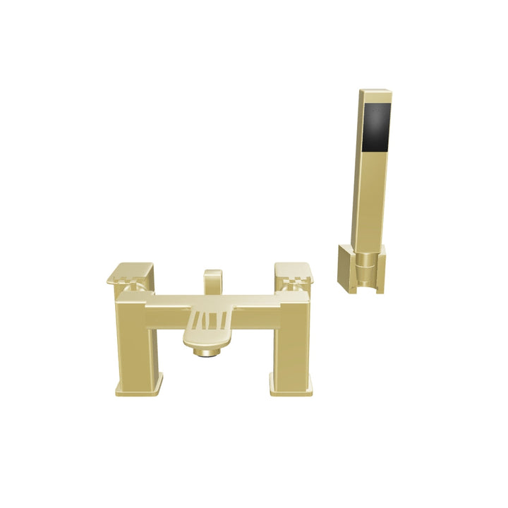Eliseo Ricci Vesu Bath Shower Mixer - Brushed Brass