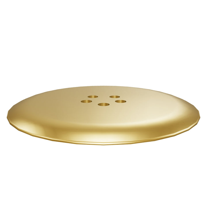 Eliseo Ricci 90mm Chrome Easy Clean Shower Trap - Brushed Brass