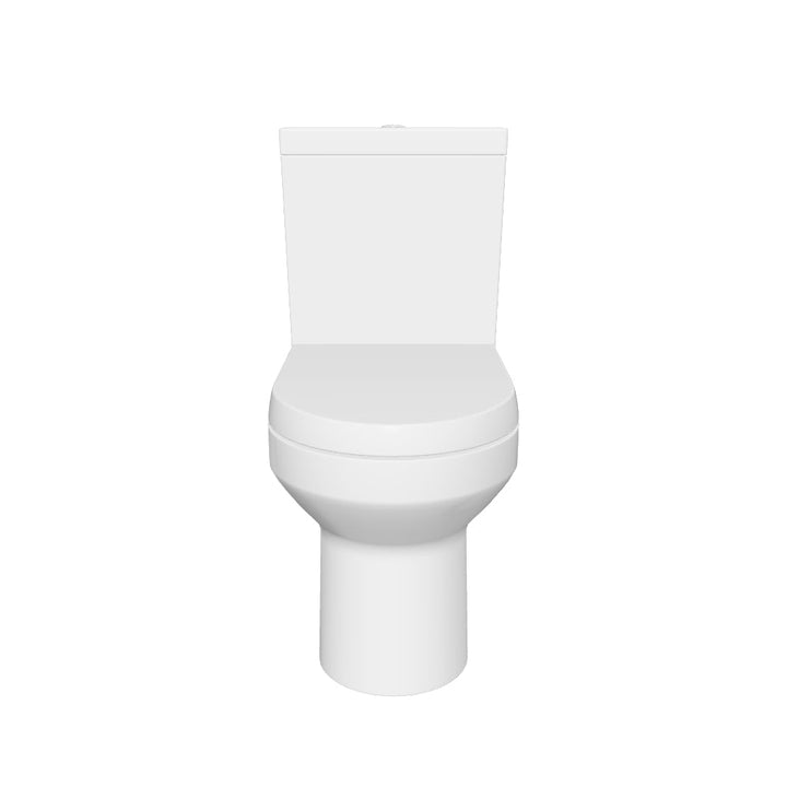 Harmony Rimless Comfort Height Fully Back to Wall Close Coupled Toilet with Soft Close Toilet Seat