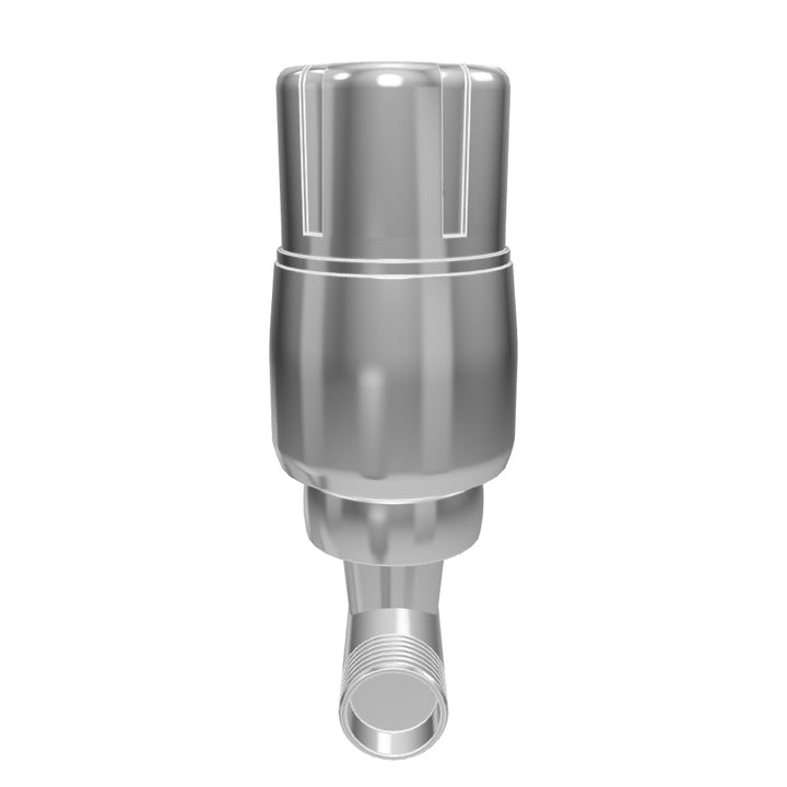 Thermostatic Straight Radiator Valve - Chrome