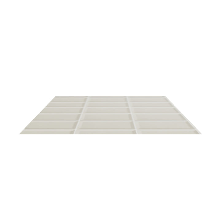 Metro Cream Biselado Brillo 10 x 20cm Ceramic Tile - 1sqm perbox