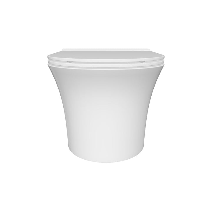 Munich Rimless Wall Hung Pan &amp; Slim Soft Close Seat