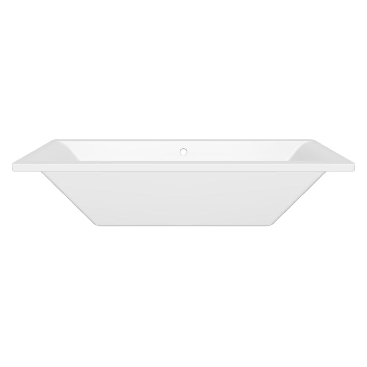 Nuie Square Double Ended Bath 1700x750 - White