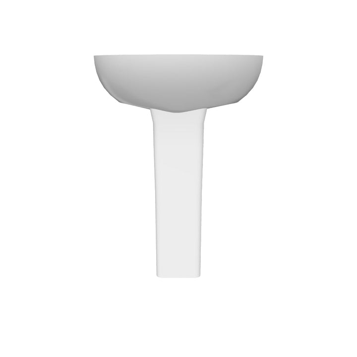 Nuie Freya 550mm Basin &amp; Full Pedestal