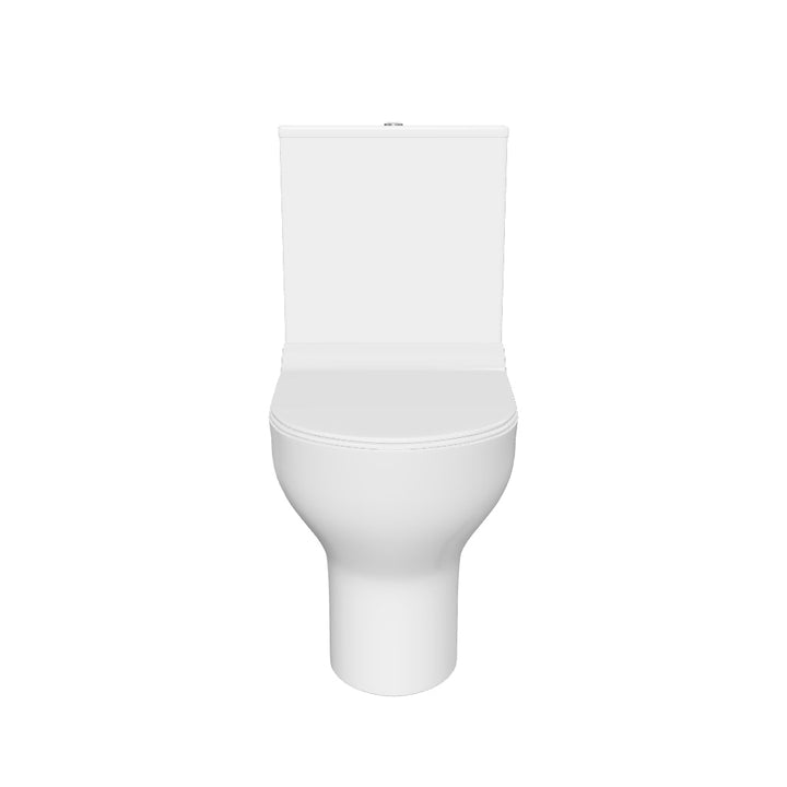 Nuie Freya Rimless Close Coupled Toilet &amp; Soft Close Seat