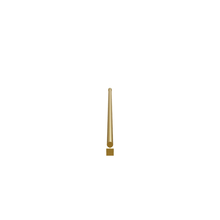 Kiimat Aqua 800mm Wetroom Panel - Brushed Brass