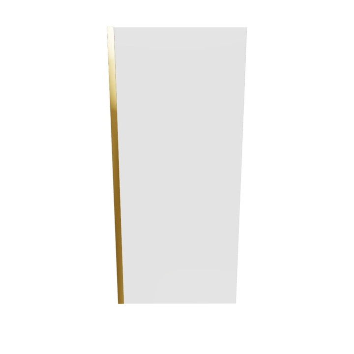Kiimat Aqua 900mm Wetroom Panel - Brushed Brass