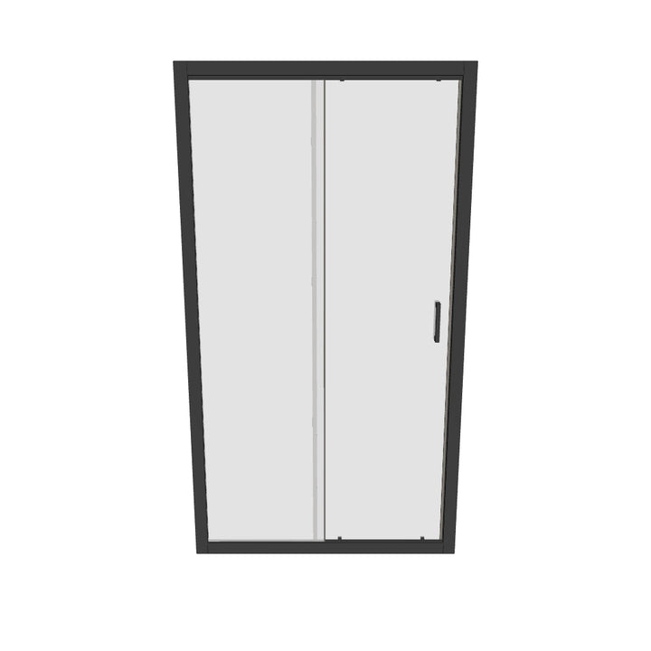 Nuie Pacific 1000mm Sliding Shower Door - Black