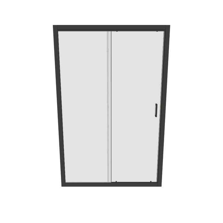 Nuie Pacific 1200mm Sliding Shower Door - Black