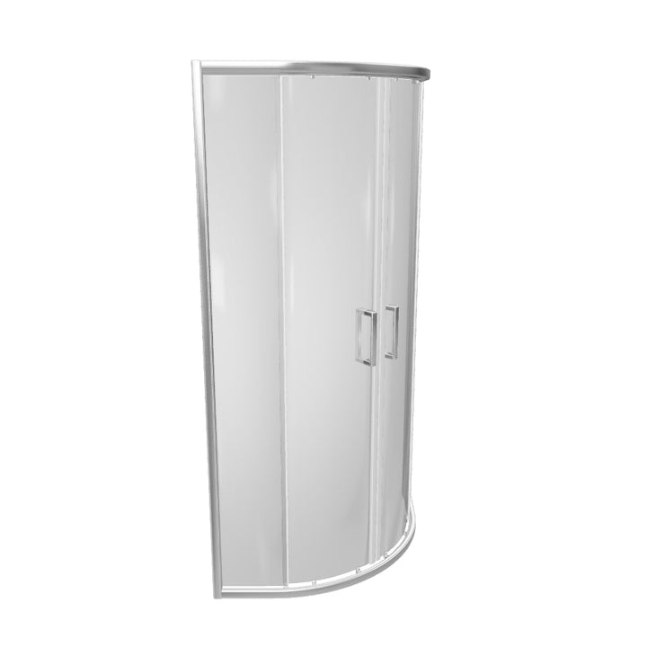Nuie Rene 800mm Quadrant Shower Enclosure - Satin Chrome
