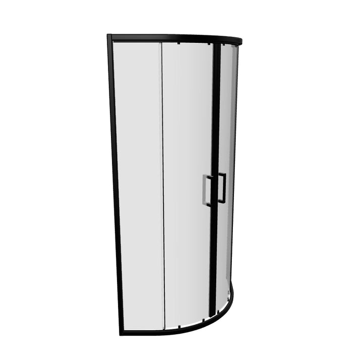 Nuie Pacific 800mm Quadrant Shower Enclosure - Black