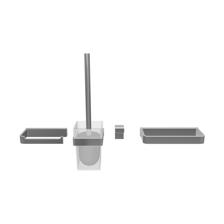Vesu Brushed Brass Accessory Bundle