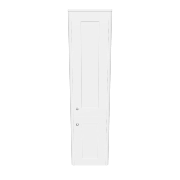 Victoriana Wall Hung Tall Storage Unit - Chalk White
