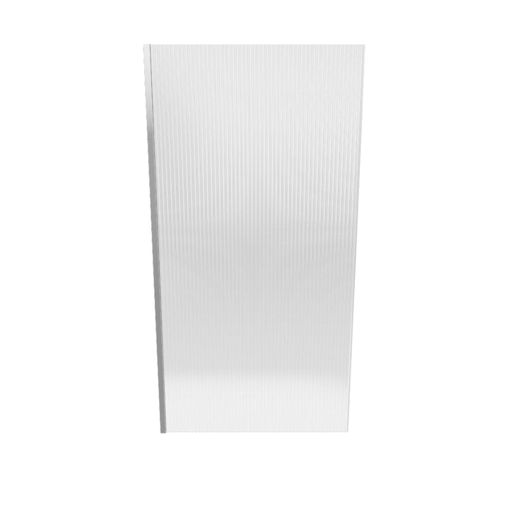 Hudson Reed 1000mm Fluted Wetroom Screen including Support Bar - Chrome